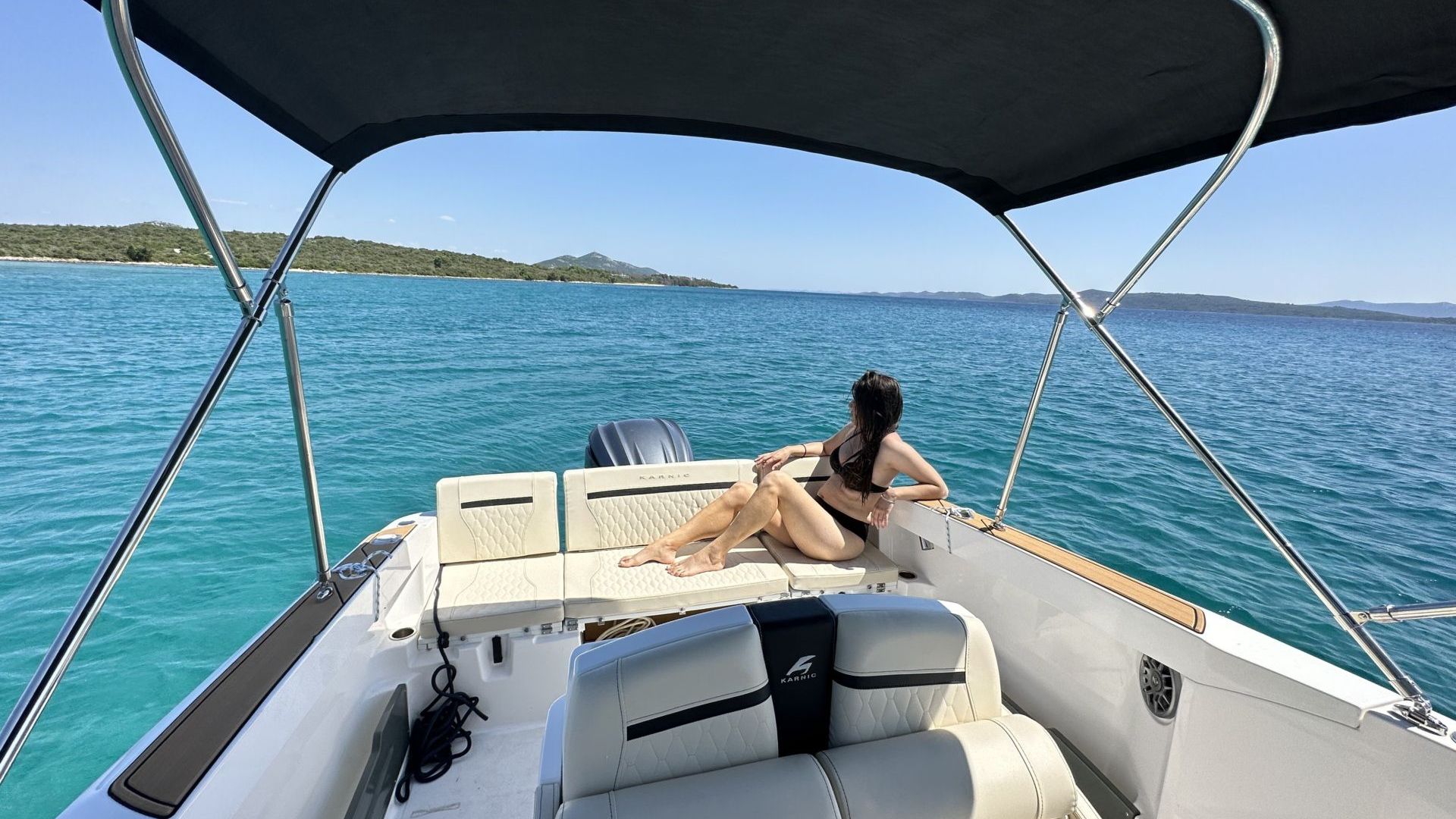 Zadar boat to rent ideal for exploring Kornati