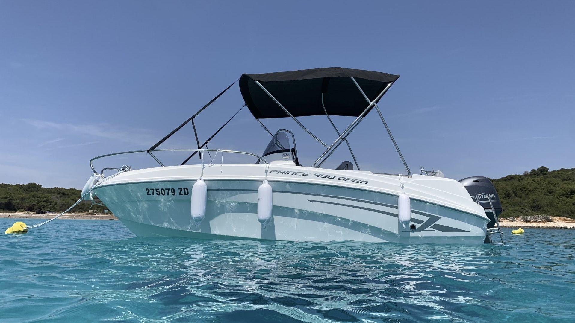 Zadar Speedboat Rental - Prince 490 Open